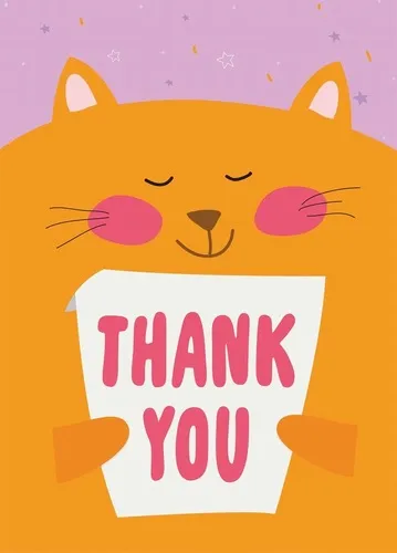 5 Hình ảnh mèo biết ơn, khuôn mặt dễ thương.