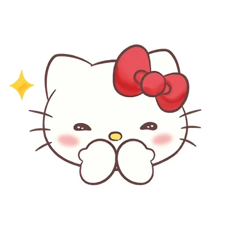 23 Meme mèo Hello Kitty ngại ngùng hài hước