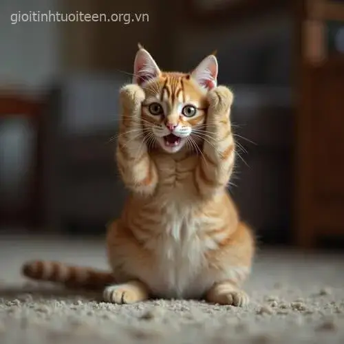 2 Mèo ôm đầu – hình ảnh “cạn lời” mà ai cũng thấy mình trong đó