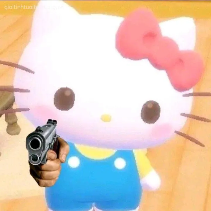 Meme chế mèo Kitty cảnh cáo bạn “đừng khiến tao làm”