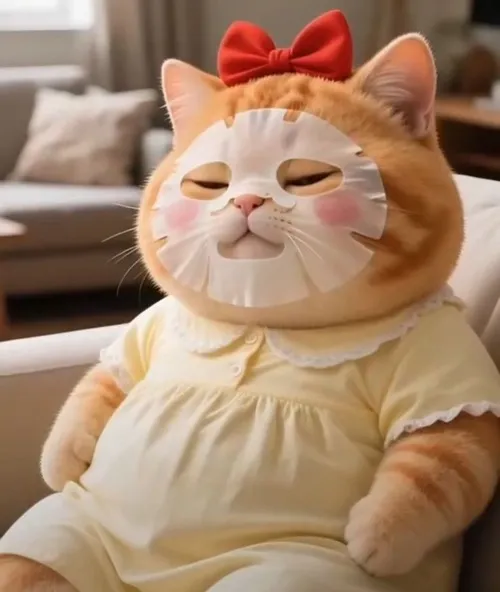 Ảnh troll boss mèo gào lên như ca sĩ đang phiêu nhạc.