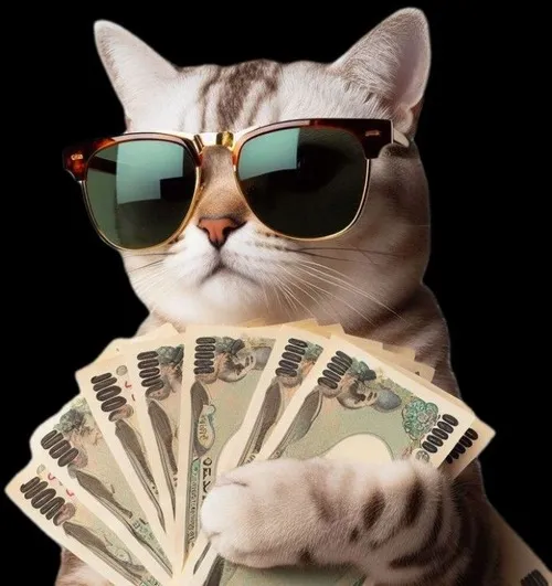 Meme vui mèo nhây phóng đại cảm xúc cực mạnh